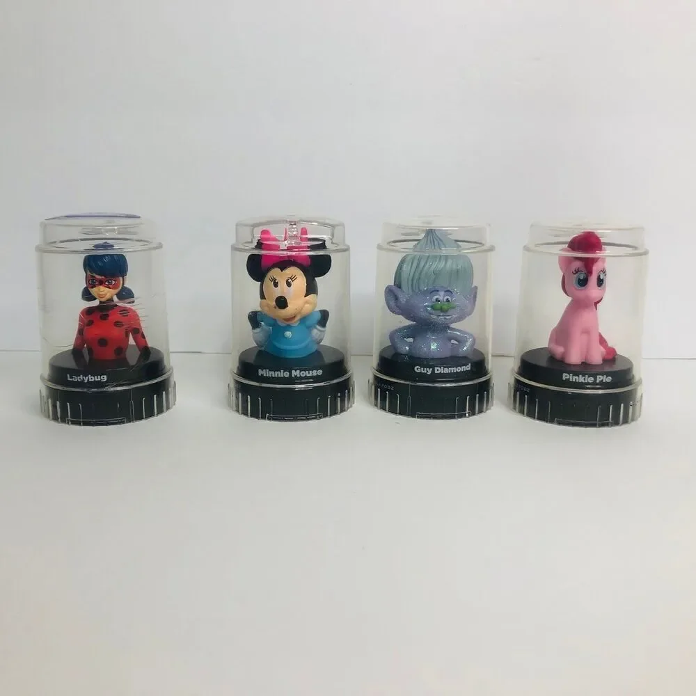 good 2 grow podz bottle toppers girls lot of 4 ladybug minnie guy diamond pinkie